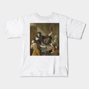 The lesson - Jan Josef Horemans the Elder Kids T-Shirt